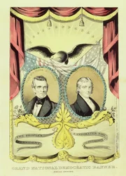 Cartel de la Campaña Nacional Demócrata, 1844